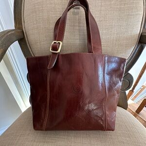 Italian Brown Leather Tote